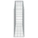 Coș gabion arcuit, 150x30x80/100 cm, fier galvanizat - WALTI WALTI