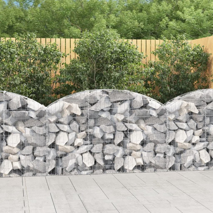 Coș gabion arcuit, 150x30x80/100 cm, fier galvanizat - WALTI WALTI