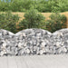Coș gabion arcuit, 150x30x80/100 cm, fier galvanizat - WALTI WALTI