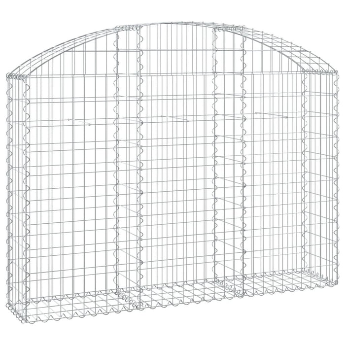 Coș gabion arcuit, 150x30x100/120 cm, fier galvanizat - WALTI WALTI