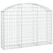 Coș gabion arcuit, 150x30x100/120 cm, fier galvanizat - WALTI WALTI