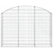 Coș gabion arcuit, 150x30x100/120 cm, fier galvanizat - WALTI WALTI
