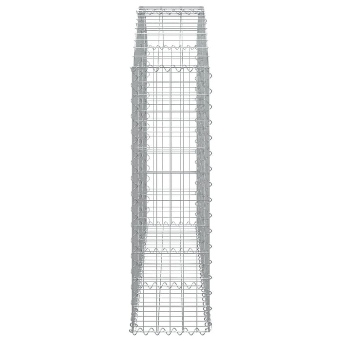 Coș gabion arcuit, 150x30x100/120 cm, fier galvanizat - WALTI WALTI