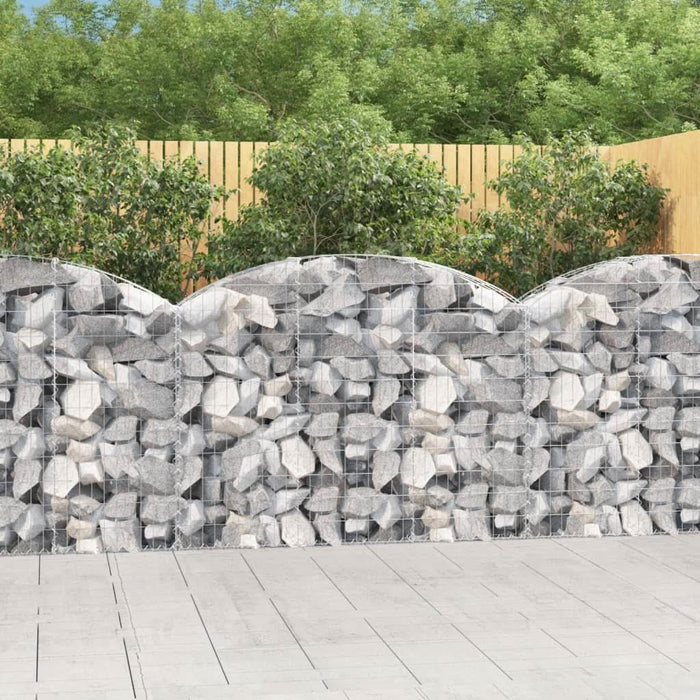 Coș gabion arcuit, 150x30x100/120 cm, fier galvanizat - WALTI WALTI