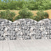 Coș gabion arcuit, 150x30x100/120 cm, fier galvanizat - WALTI WALTI
