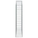 Coș gabion arcuit, 150x30x140/160 cm, fier galvanizat - WALTI WALTI