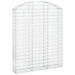Coș gabion arcuit, 150x30x180/200 cm, fier galvanizat - WALTI WALTI