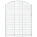 Coș gabion arcuit, 150x30x180/200 cm, fier galvanizat - WALTI WALTI