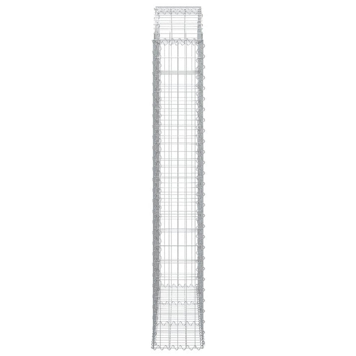 Coș gabion arcuit, 150x30x180/200 cm, fier galvanizat - WALTI WALTI