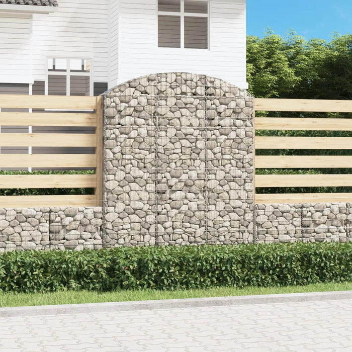 Coș gabion arcuit, 150x30x180/200 cm, fier galvanizat - WALTI WALTI