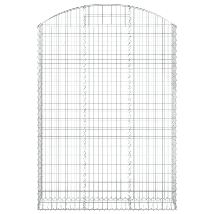 Coș gabion arcuit, 150x30x200/220 cm, fier galvanizat - WALTI WALTI
