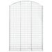 Coș gabion arcuit, 150x30x200/220 cm, fier galvanizat - WALTI WALTI