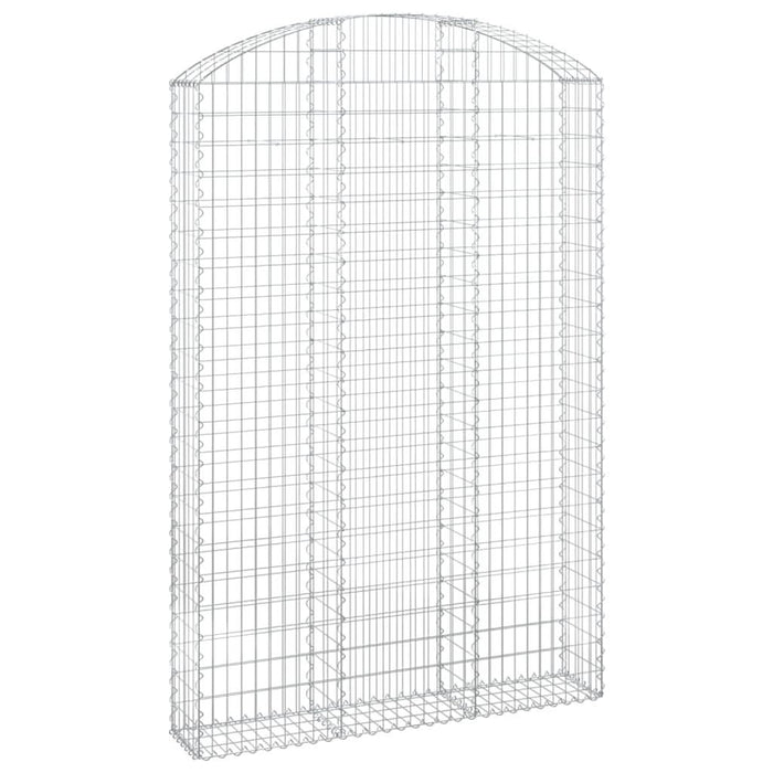 Coș gabion arcuit, 150x30x220/240 cm, fier galvanizat - WALTI WALTI