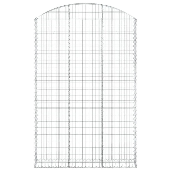 Coș gabion arcuit, 150x30x220/240 cm, fier galvanizat - WALTI WALTI