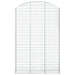 Coș gabion arcuit, 150x30x220/240 cm, fier galvanizat - WALTI WALTI