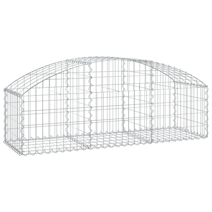 Coș gabion arcuit, 150x50x40/60 cm, fier galvanizat - WALTI WALTI