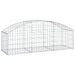 Coș gabion arcuit, 150x50x40/60 cm, fier galvanizat - WALTI WALTI