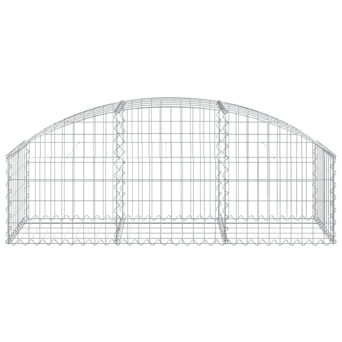 Coș gabion arcuit, 150x50x40/60 cm, fier galvanizat - WALTI WALTI