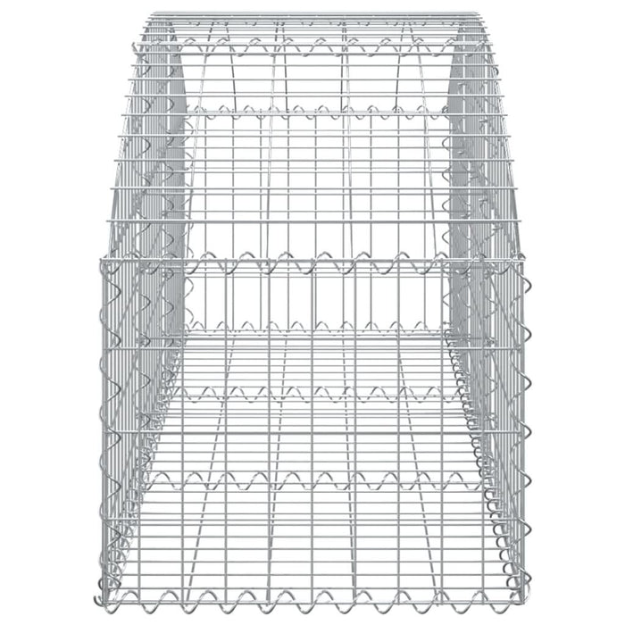 Coș gabion arcuit, 150x50x40/60 cm, fier galvanizat - WALTI WALTI
