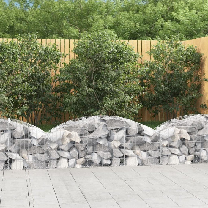 Coș gabion arcuit, 150x50x40/60 cm, fier galvanizat - WALTI WALTI