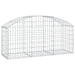 Coș gabion arcuit, 150x50x60/80 cm, fier galvanizat - WALTI WALTI
