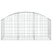 Coș gabion arcuit, 150x50x60/80 cm, fier galvanizat - WALTI WALTI