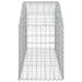 Coș gabion arcuit, 150x50x60/80 cm, fier galvanizat - WALTI WALTI