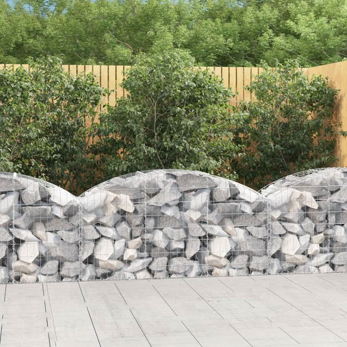 Coș gabion arcuit, 150x50x60/80 cm, fier galvanizat - WALTI WALTI