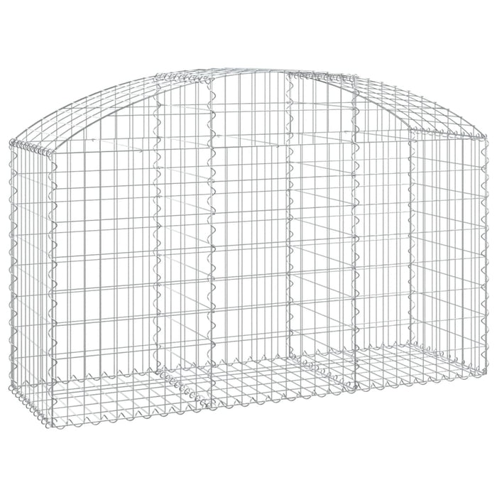Coș gabion arcuit, 150x50x80/100 cm, fier galvanizat - WALTI WALTI