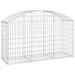 Coș gabion arcuit, 150x50x80/100 cm, fier galvanizat - WALTI WALTI