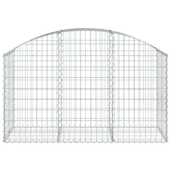 Coș gabion arcuit, 150x50x80/100 cm, fier galvanizat - WALTI WALTI