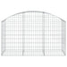 Coș gabion arcuit, 150x50x80/100 cm, fier galvanizat - WALTI WALTI