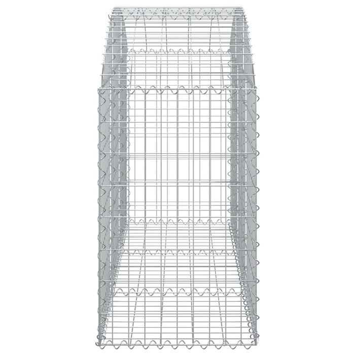 Coș gabion arcuit, 150x50x80/100 cm, fier galvanizat - WALTI WALTI