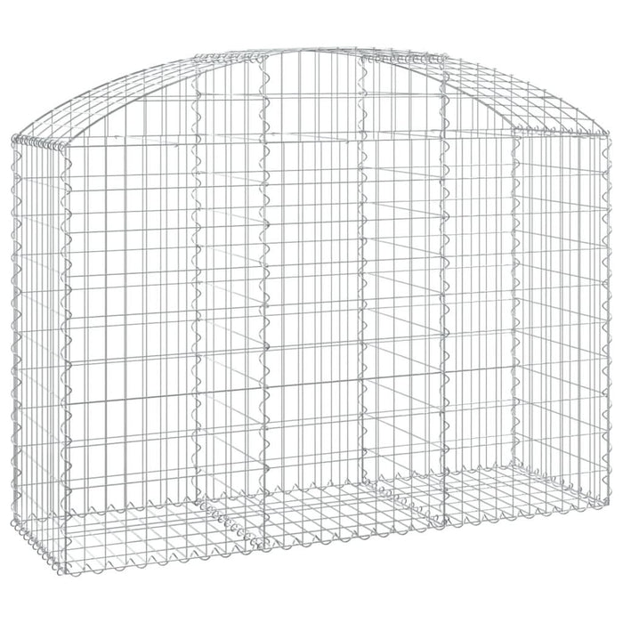 Coș gabion arcuit, 150x50x100/120 cm, fier galvanizat - WALTI WALTI
