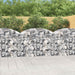 Coș gabion arcuit, 150x50x100/120 cm, fier galvanizat - WALTI WALTI