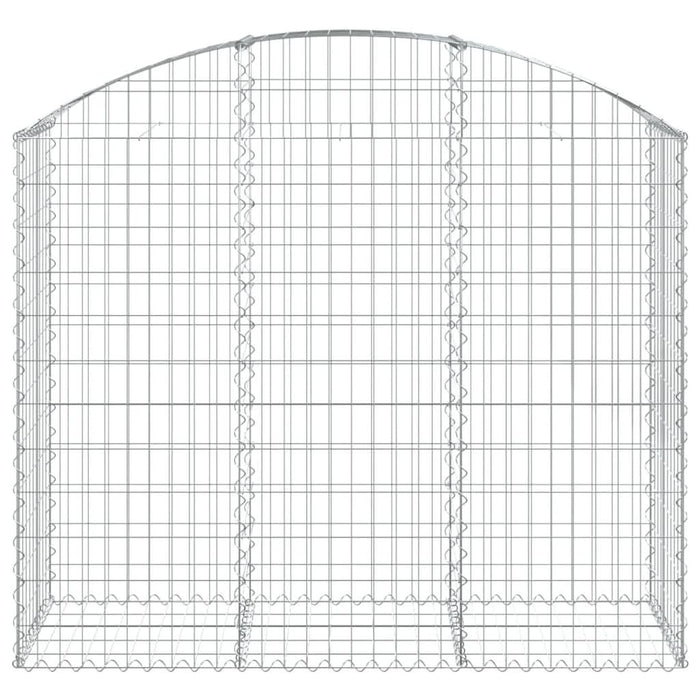 Coș gabion arcuit, 150x50x120/140 cm, fier galvanizat - WALTI WALTI