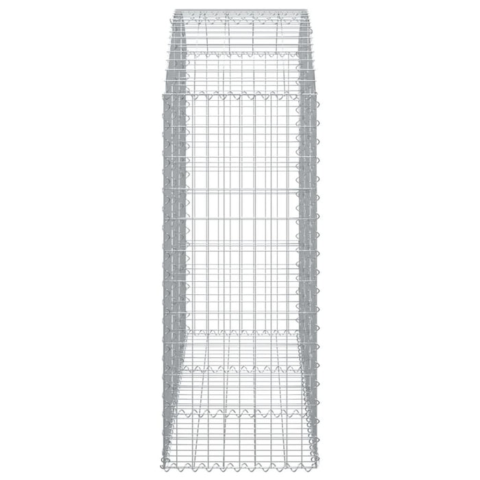 Coș gabion arcuit, 150x50x120/140 cm, fier galvanizat - WALTI WALTI