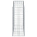 Coș gabion arcuit, 150x50x120/140 cm, fier galvanizat - WALTI WALTI