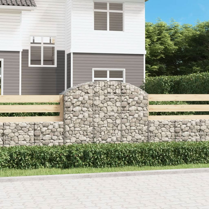 Coș gabion arcuit, 150x50x120/140 cm, fier galvanizat - WALTI WALTI
