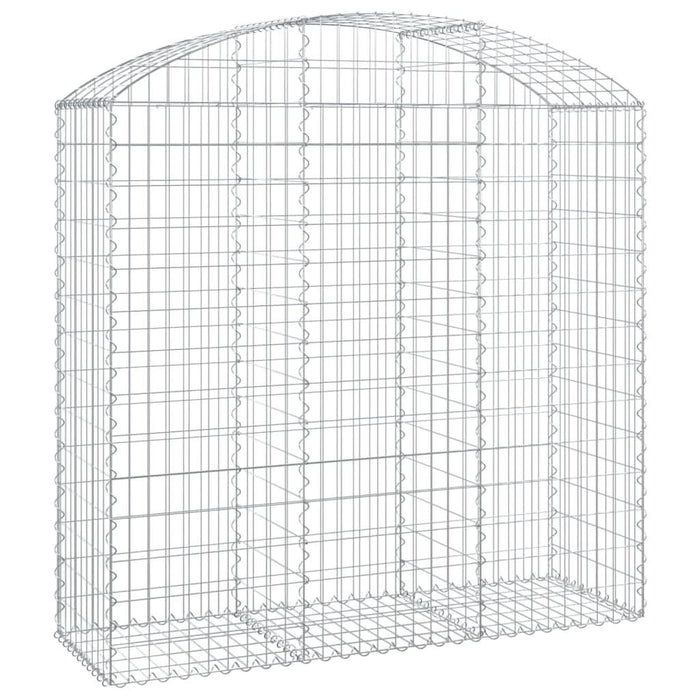 Coș gabion arcuit, 150x50x140/160 cm, fier galvanizat - WALTI WALTI