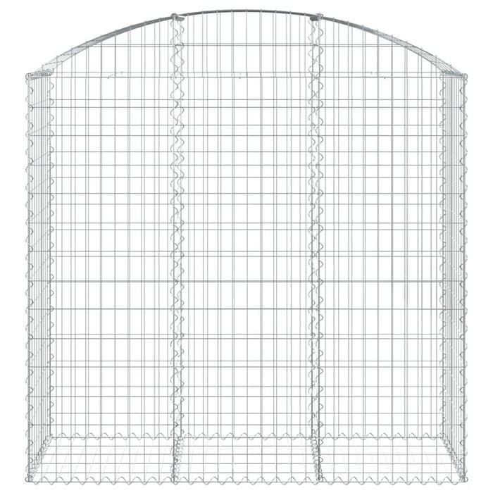 Coș gabion arcuit, 150x50x140/160 cm, fier galvanizat - WALTI WALTI