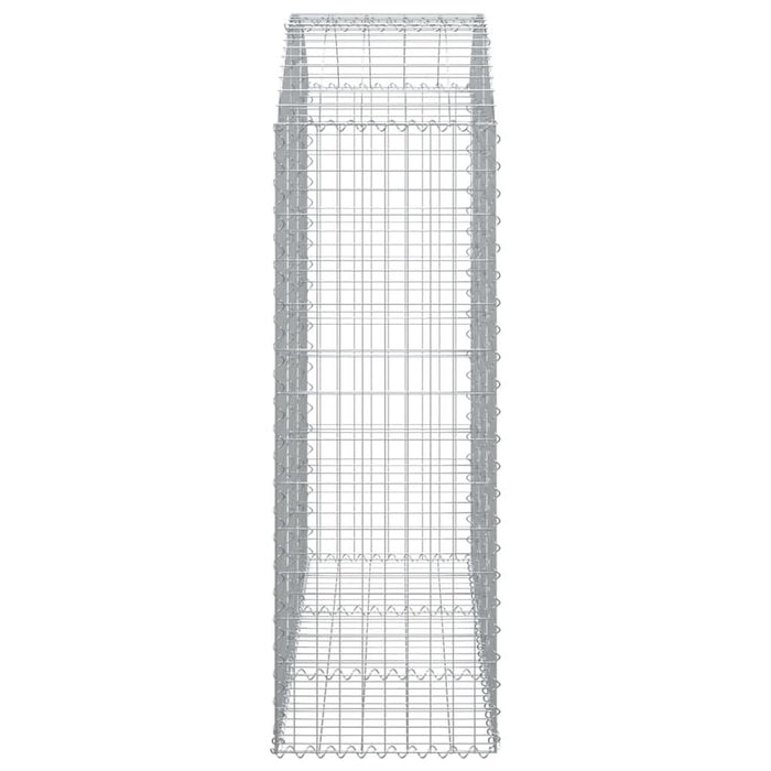 Coș gabion arcuit, 150x50x140/160 cm, fier galvanizat - WALTI WALTI