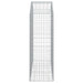 Coș gabion arcuit, 150x50x140/160 cm, fier galvanizat - WALTI WALTI
