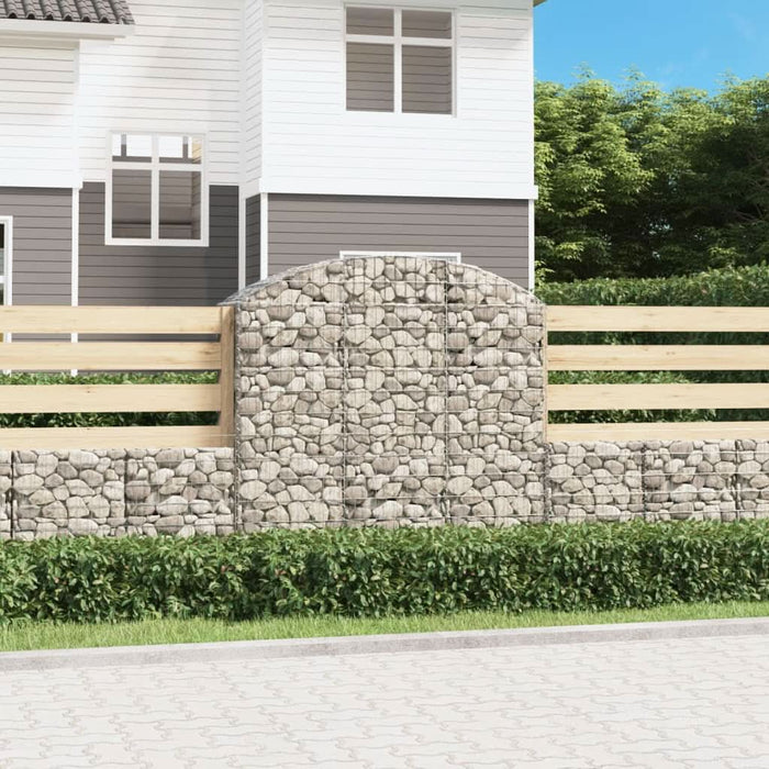 Coș gabion arcuit, 150x50x140/160 cm, fier galvanizat - WALTI WALTI