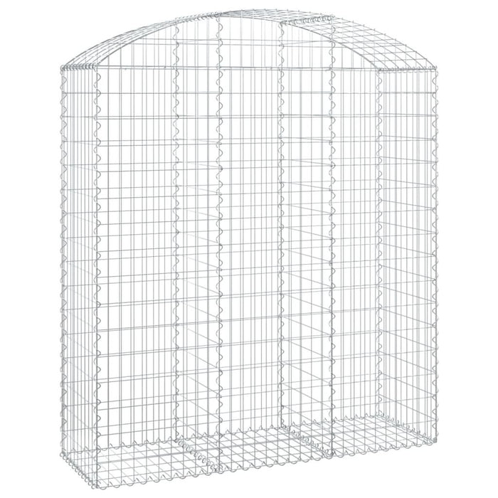 Coș gabion arcuit, 150x50x160/180 cm, fier galvanizat - WALTI WALTI