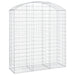Coș gabion arcuit, 150x50x160/180 cm, fier galvanizat - WALTI WALTI