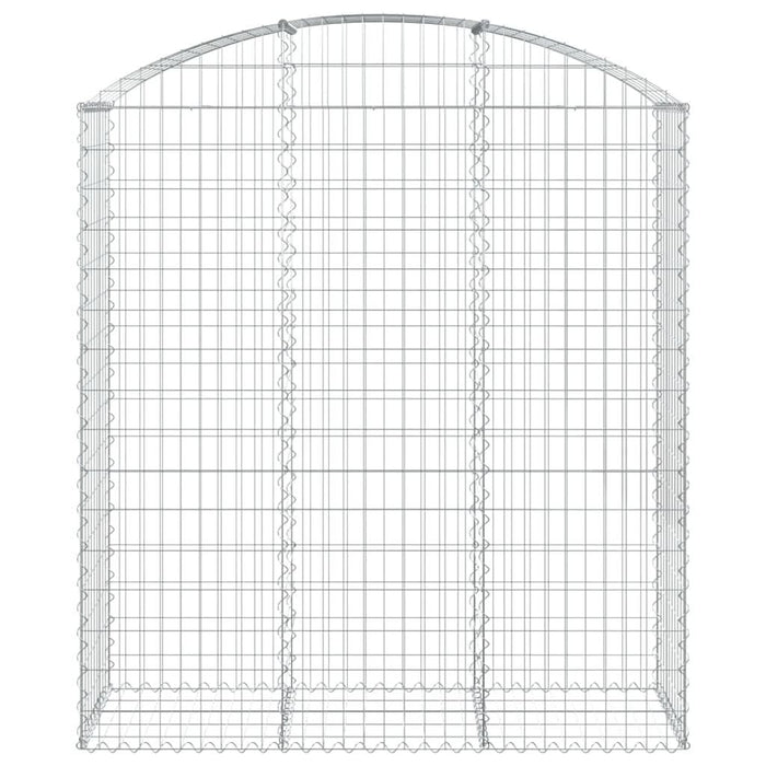 Coș gabion arcuit, 150x50x160/180 cm, fier galvanizat - WALTI WALTI