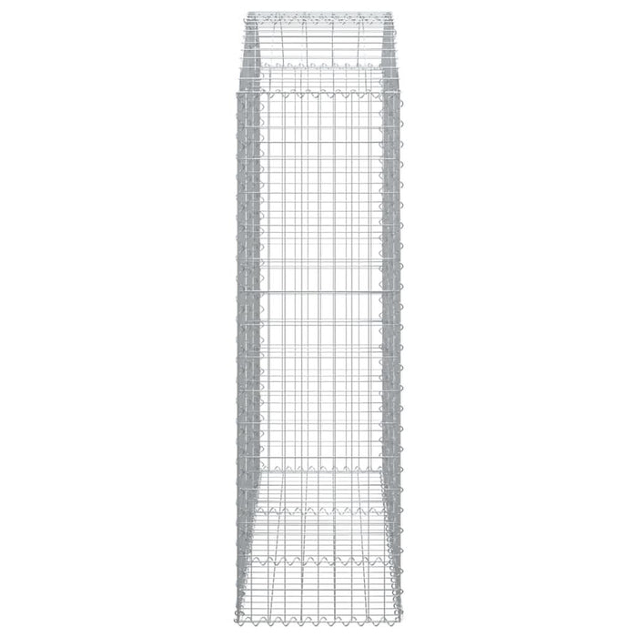 Coș gabion arcuit, 150x50x160/180 cm, fier galvanizat - WALTI WALTI