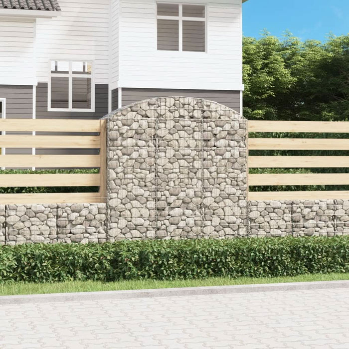 Coș gabion arcuit, 150x50x160/180 cm, fier galvanizat - WALTI WALTI