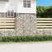 Coș gabion arcuit, 150x50x160/180 cm, fier galvanizat - WALTI WALTI
